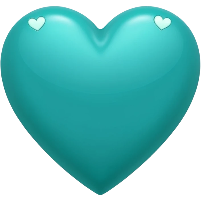 Teal heart with Alana wording emoji