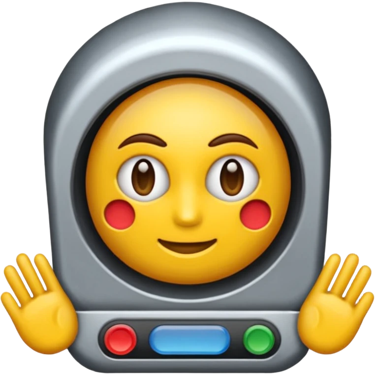 магнит, притягивающий несколько маленьких символов emoji