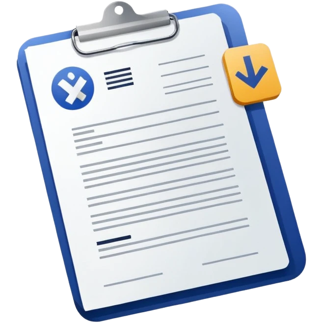 generate a flat image icon for Prescription & Report Reader emoji