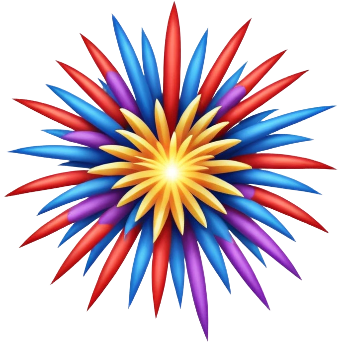 carnival firework burst emoji