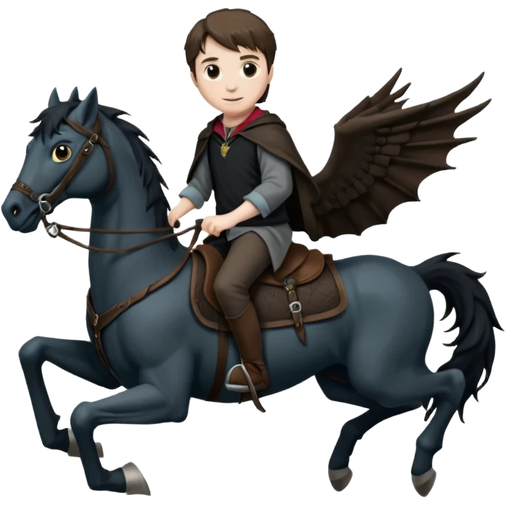 Harry potter thestral saddle dnd emoji