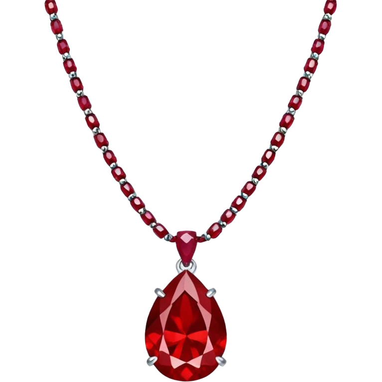 ruby necklace emoji