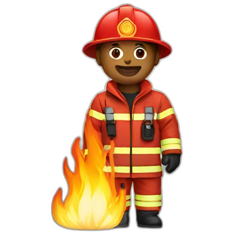fire man emoji