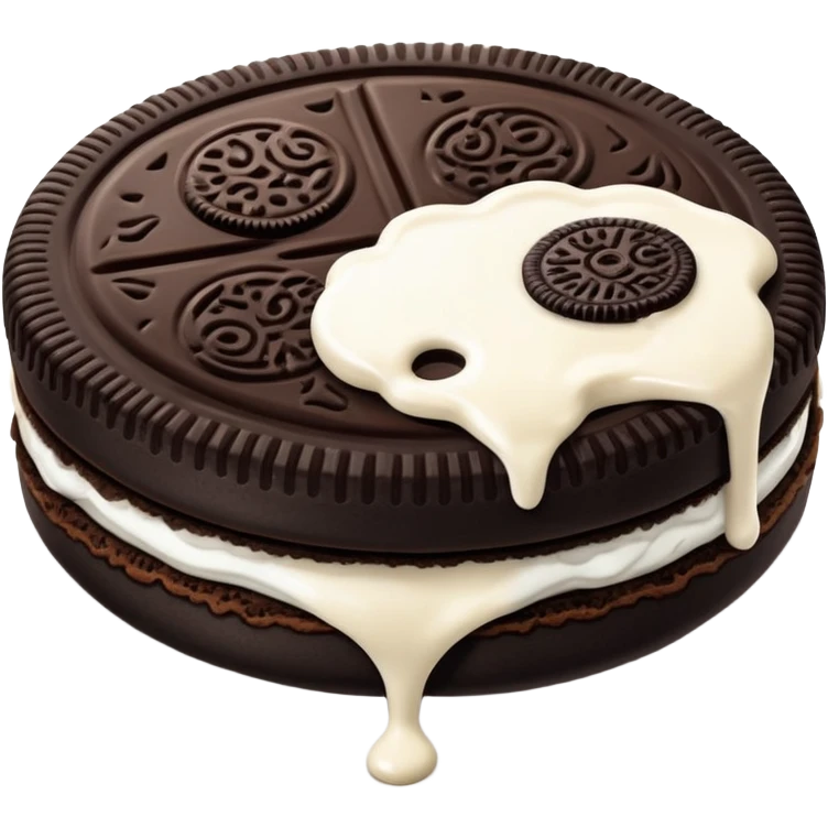 sad oreo emoji