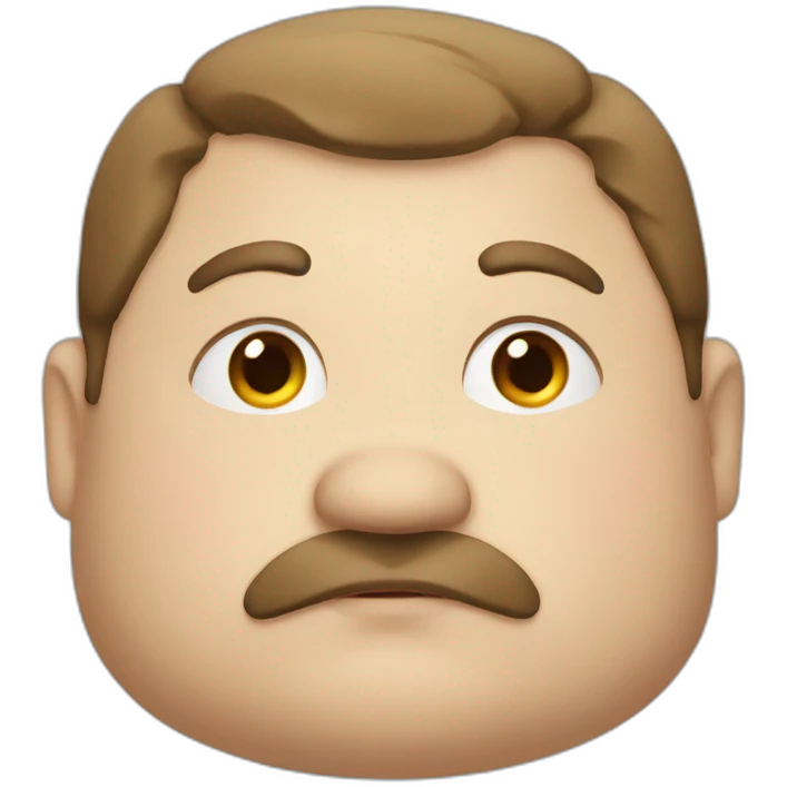 fat french man emoji