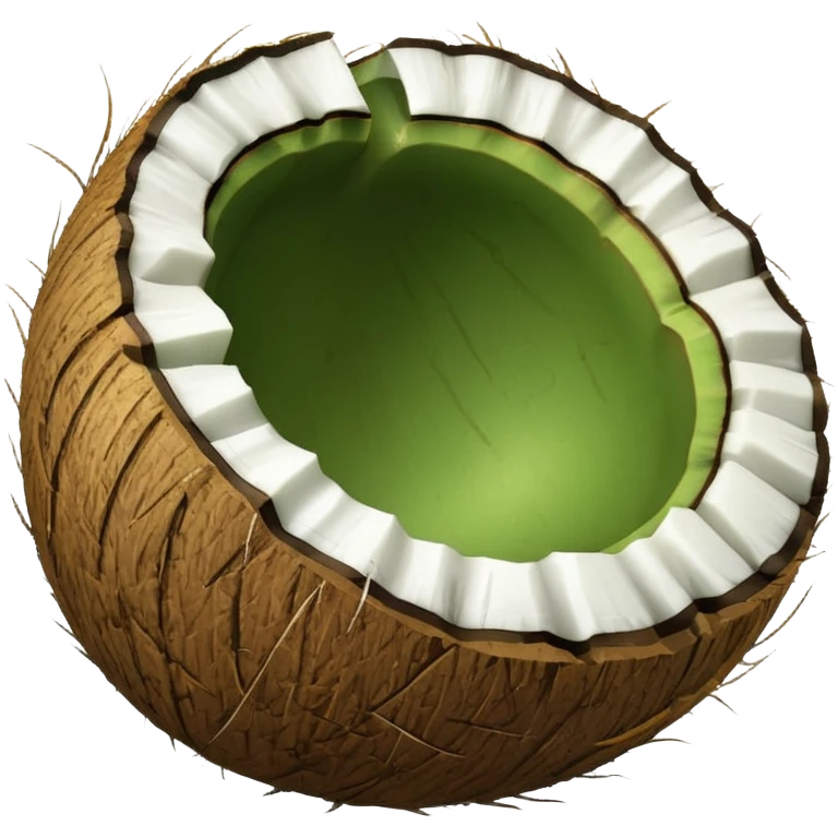 Green Coconut shell emoji