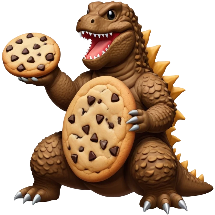 Cookie Godzilla emoji