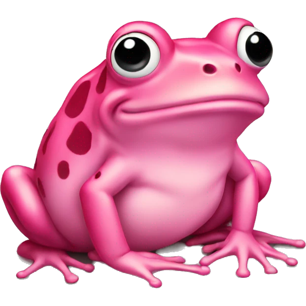 pink frog emoji