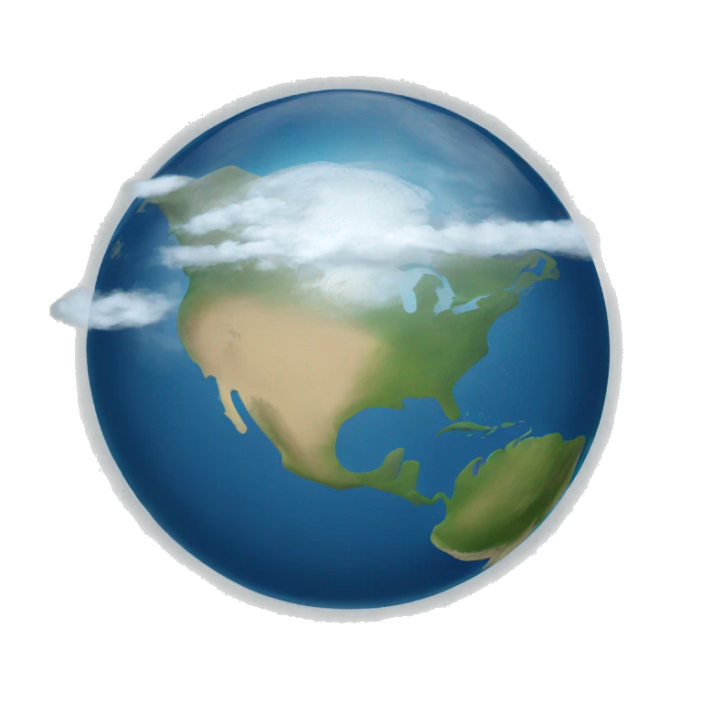 Flat earth emoji