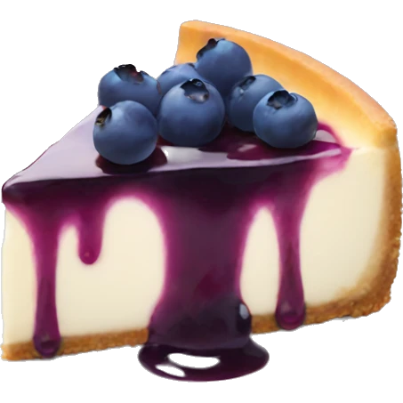 Blueberry Cheesecake  emoji