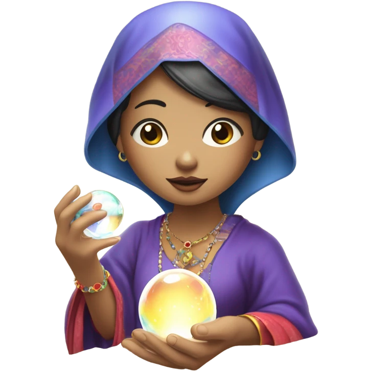fortune teller asian woman emoji