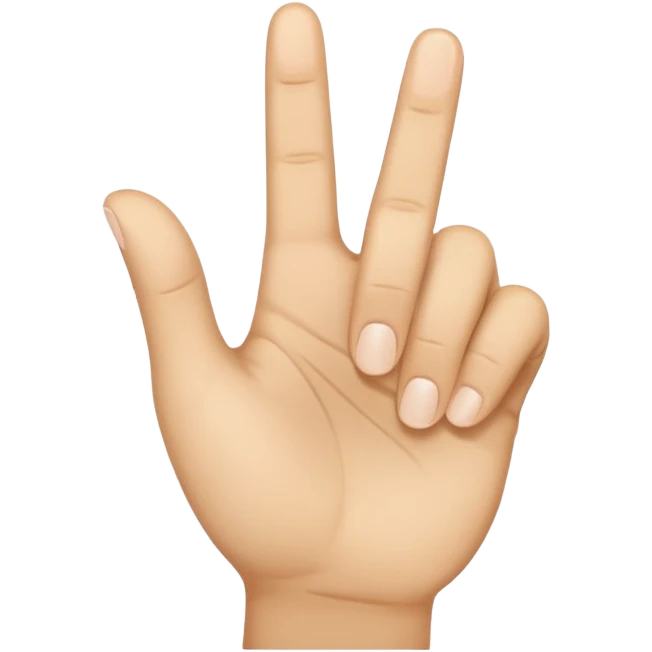 Flip off emoji