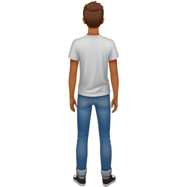 A person stands outside of a parked car on the side of a long, open road. They’re facing forward, gazing at a glowing sunset in the distance. The road stretches far ahead, symbolizing possibilities and new directions.  emoji