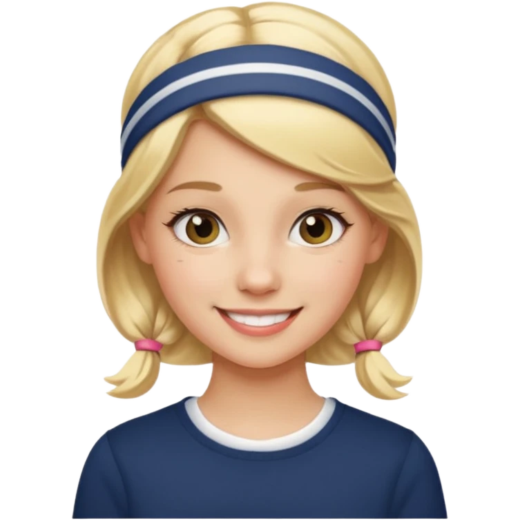 Preppy girl emoji