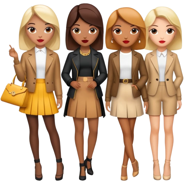 Main pop girls emoji