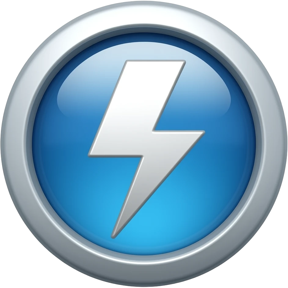 3d Silver energy emoji/icon emoji