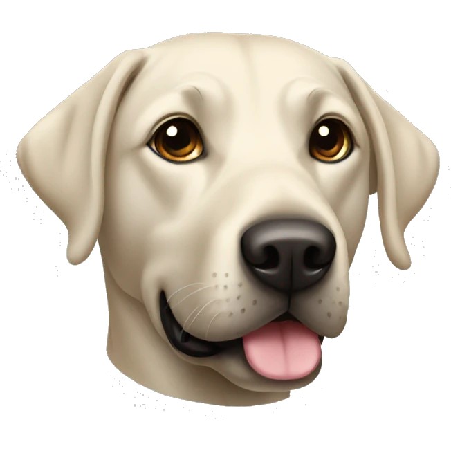 Black Labrador emoji