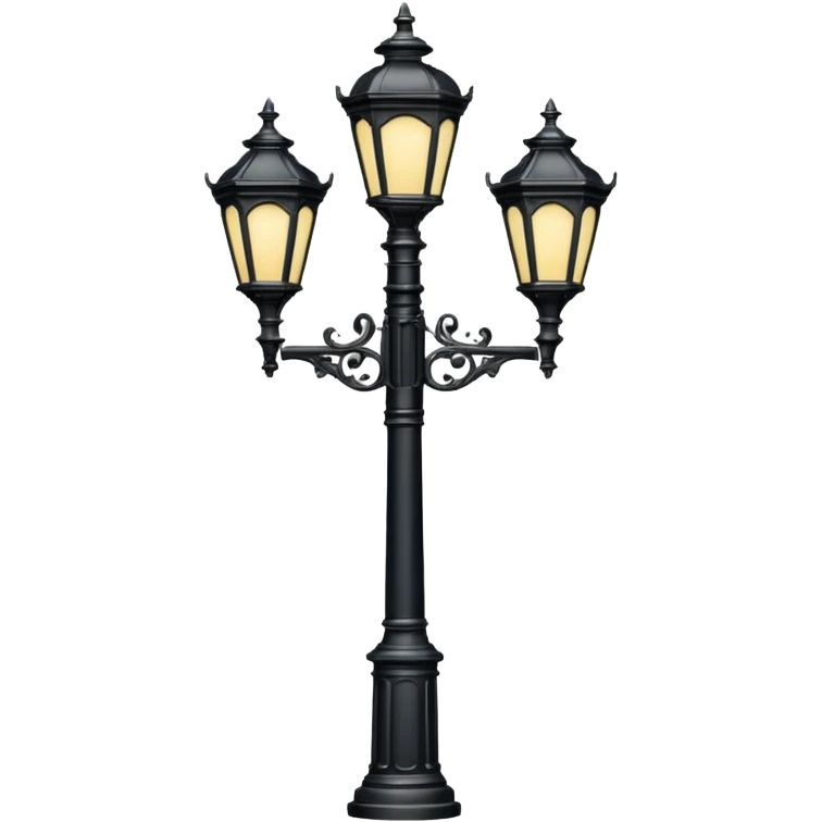 Classic street lamp post emoji