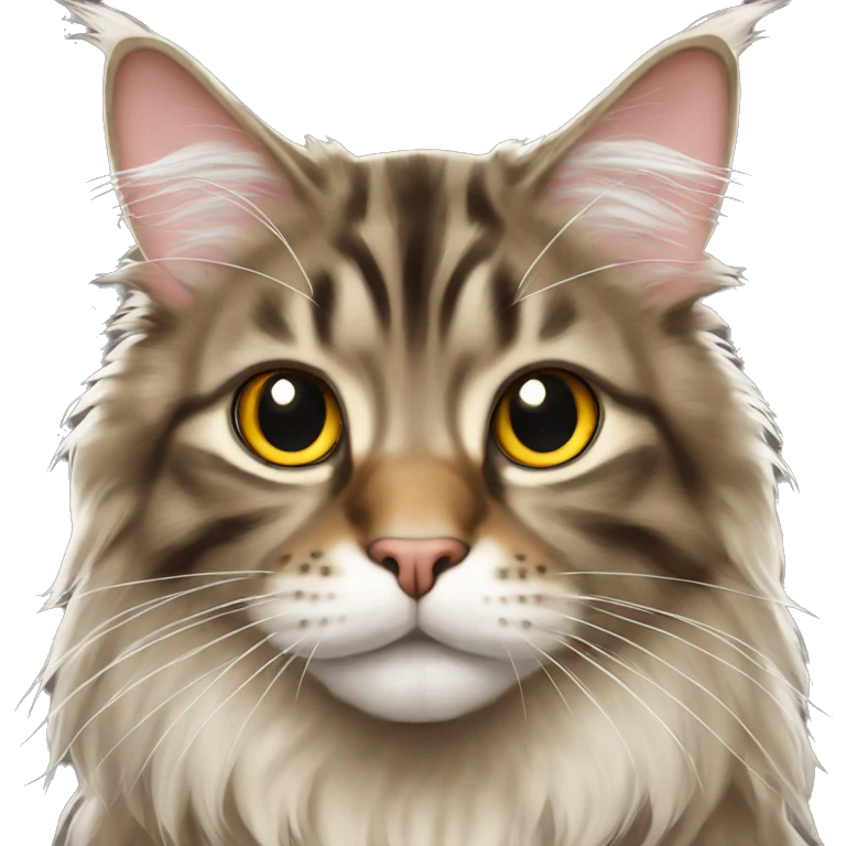 Maine Coon cat emoji