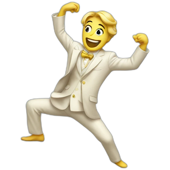 Money dancing emoji