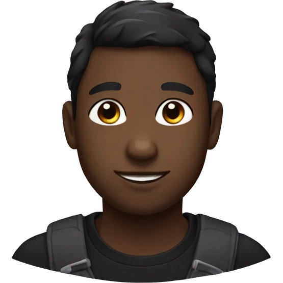 black bunny masc emoji