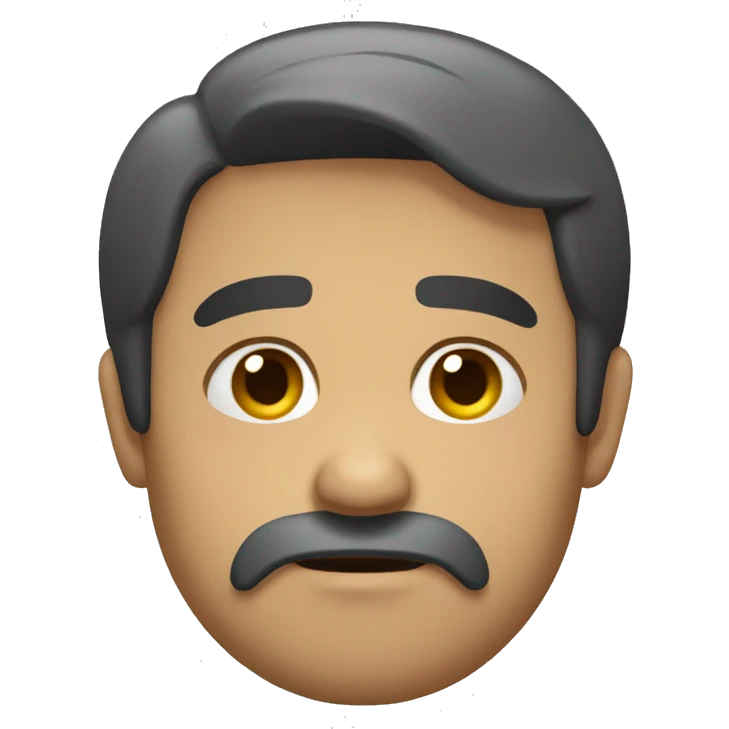 Fachero triste emoji