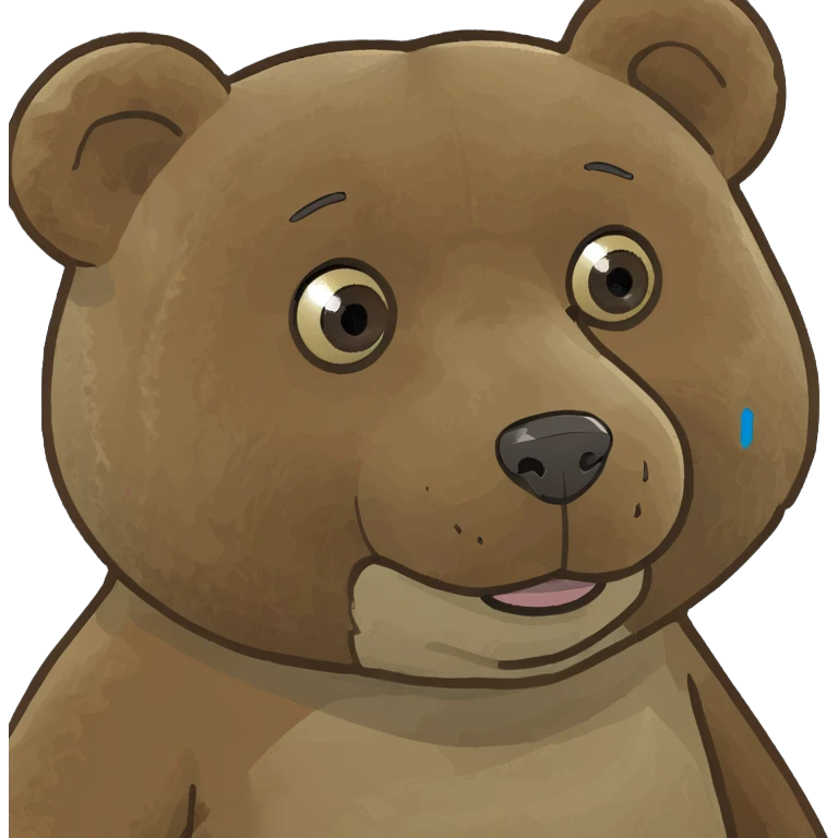 Brown teddy bear  emoji