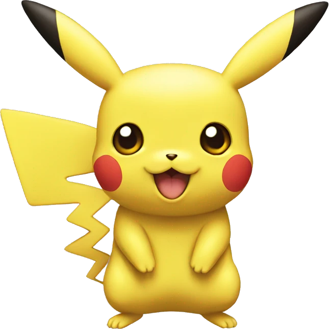 Pikachu bleu emoji