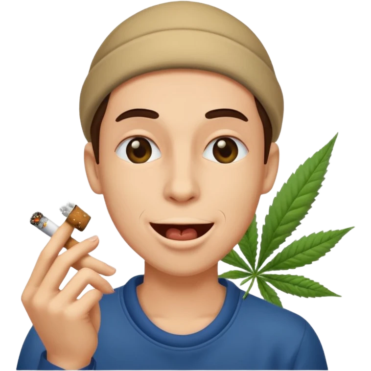 Emojis défoncé à la weed  emoji