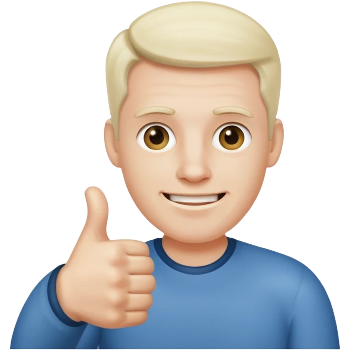 John Kramer from the movie Saw gives a thumbs up. emoji