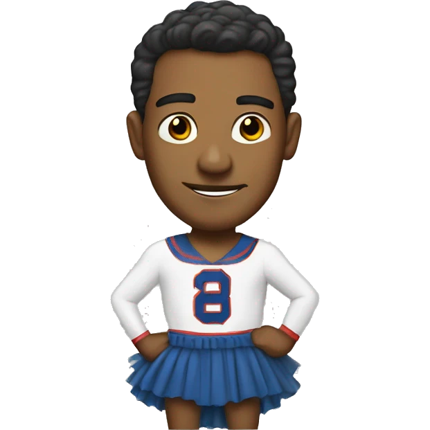 Leo ole davis with a tutu emoji