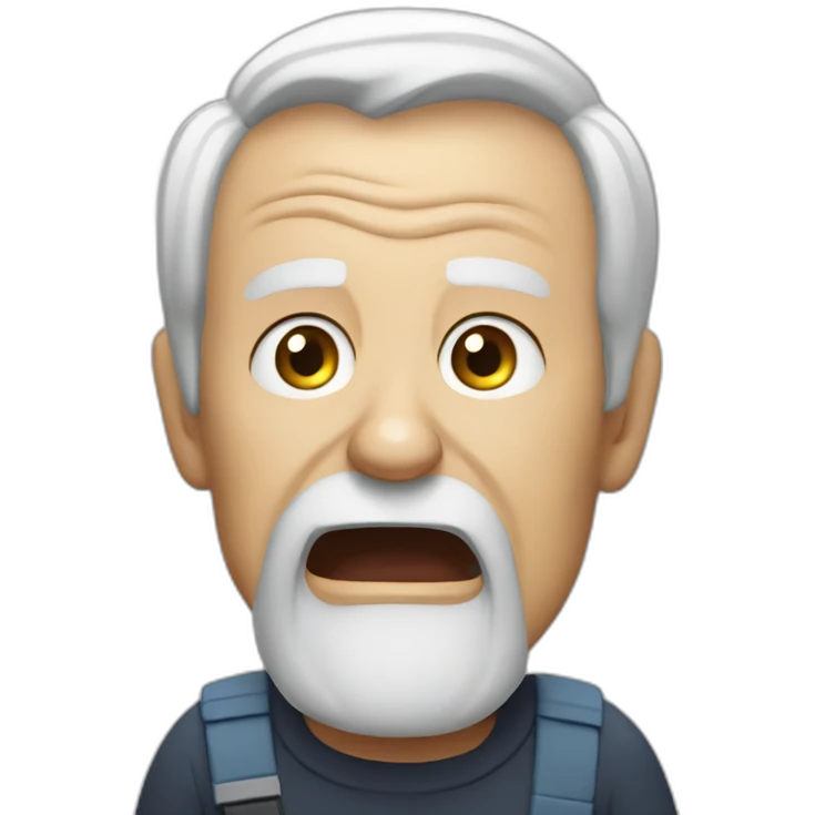 old man yells at serverless emoji