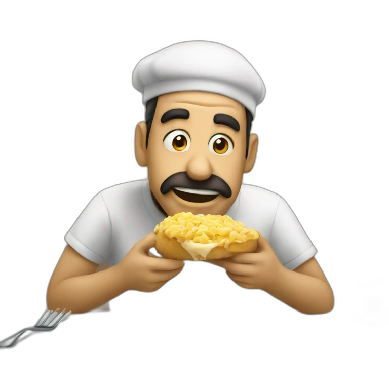 Rana comiendo emoji