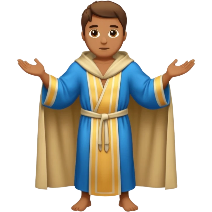 bullbody apostle with robe full body emoji