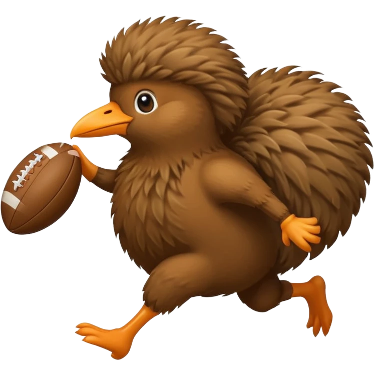 Kiwi playing rugby  emoji