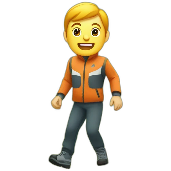 orienteering in woods emoji