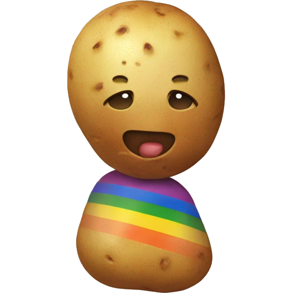 Gay potato emoji