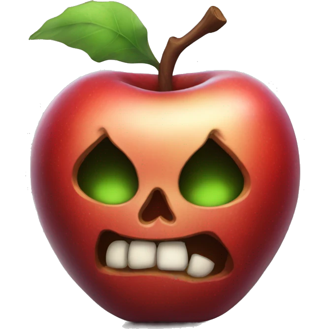 Poison apple  emoji