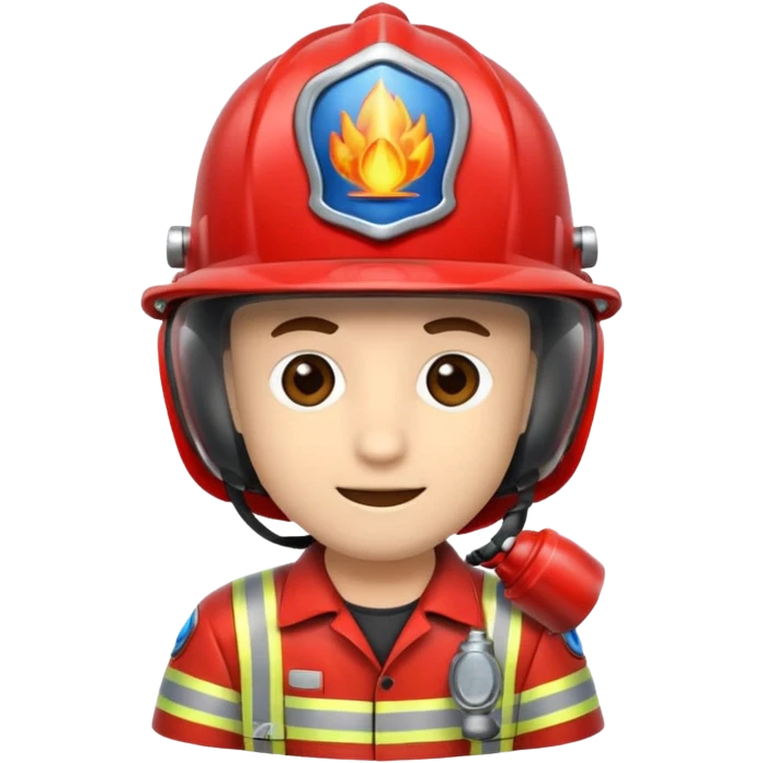 Casque de pompiers  emoji