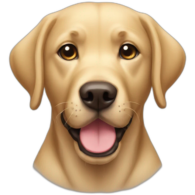 labrador play bow emoji