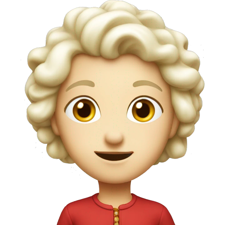 Sugarplum white red emoji