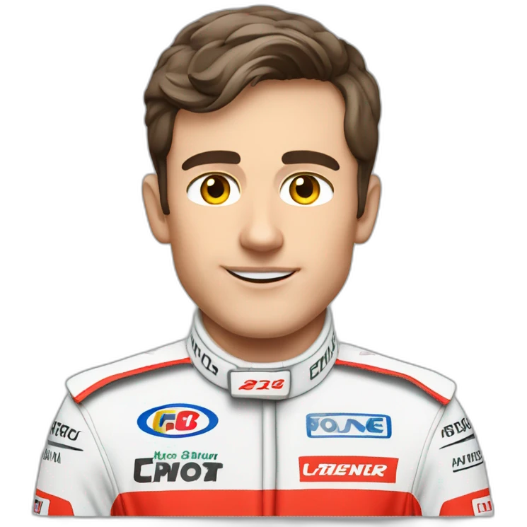 Charle Leclerc F1 driver emoji
