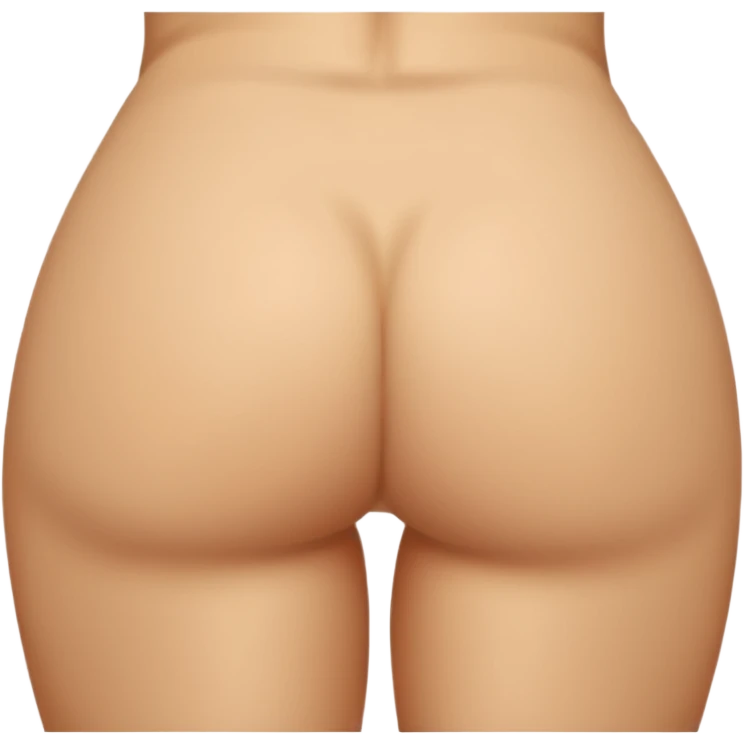 naked woman's butt emoji
