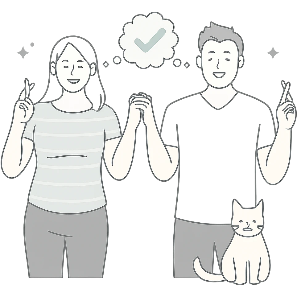 cute cat sitting, minimalistic pastel illustration with clean lines, avoiding warm colors emoji