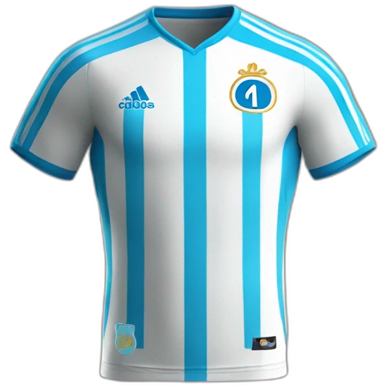 Le maillot de l'Olympique de Marseille emoji