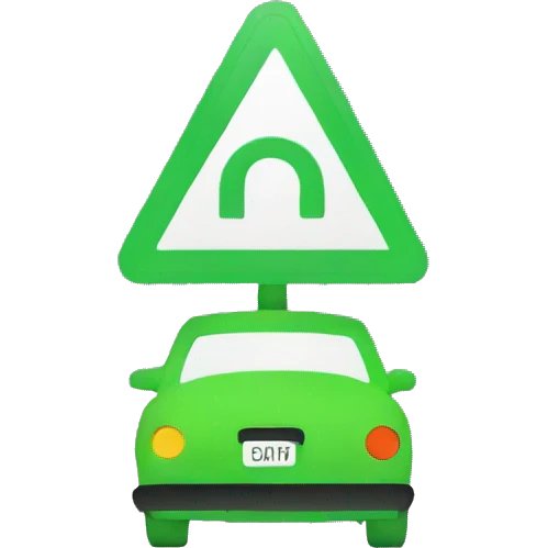 no cars sign emoji