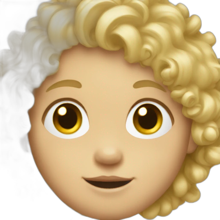 Babyboywithshortcurlyblondhair emoji