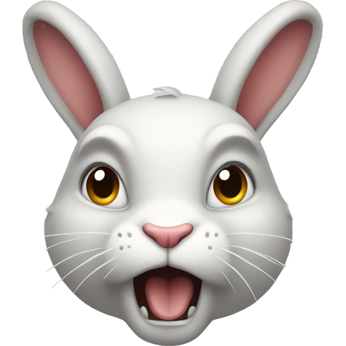 rabbit angry emoji