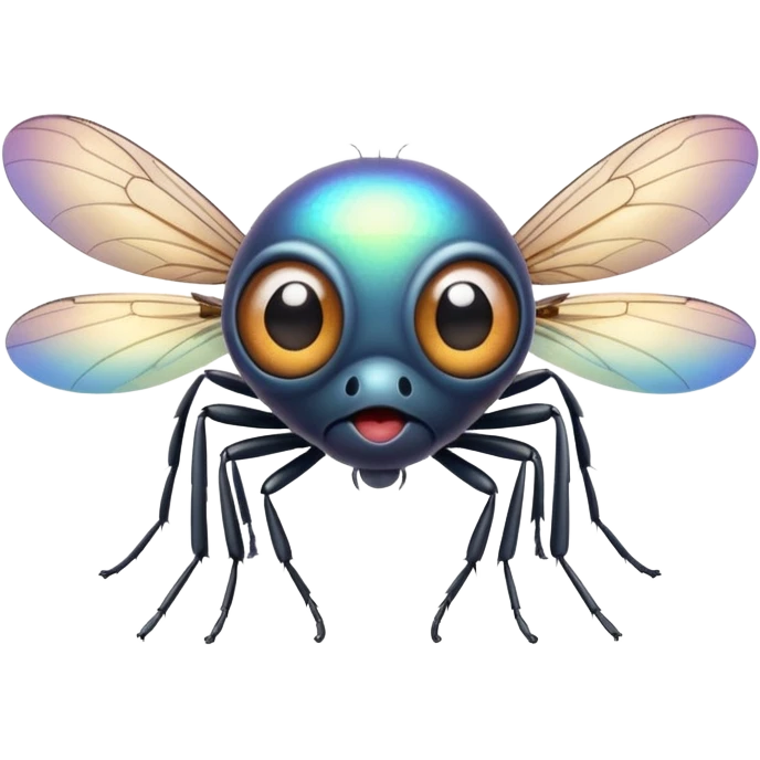 a cute fly with big eyes emoji