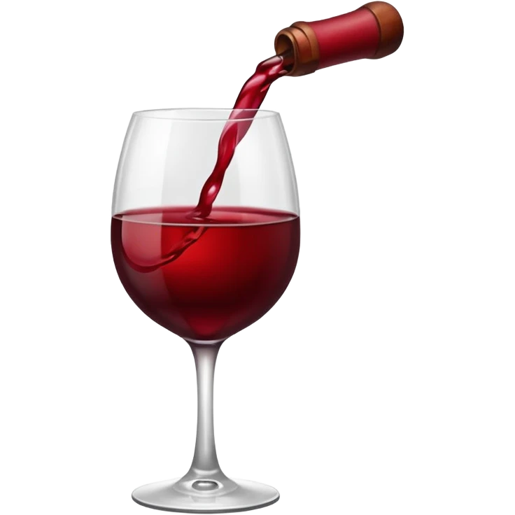 glass of red wine emoji